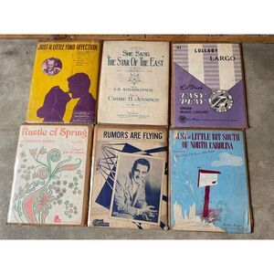 Vintage Advertising Large Print Ad Lot 6 Collectible ADS - SEALED